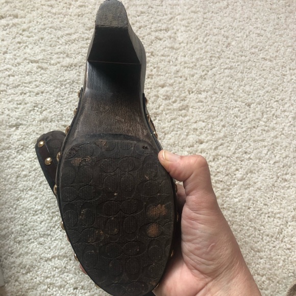 Coach Catarina Patchwork clog/mule size 7.5 - Picture 6 of 7